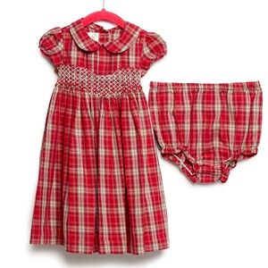 Plaid Dress Set
